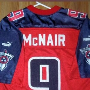 Steve McNair Tennessee Titans jersey bundle